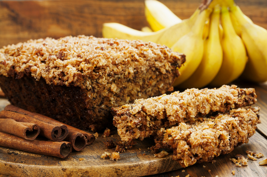 Turmeric & Cinnamon Banana Bread